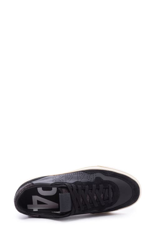 P448 Bali Lace-up Sneaker In Smog Black