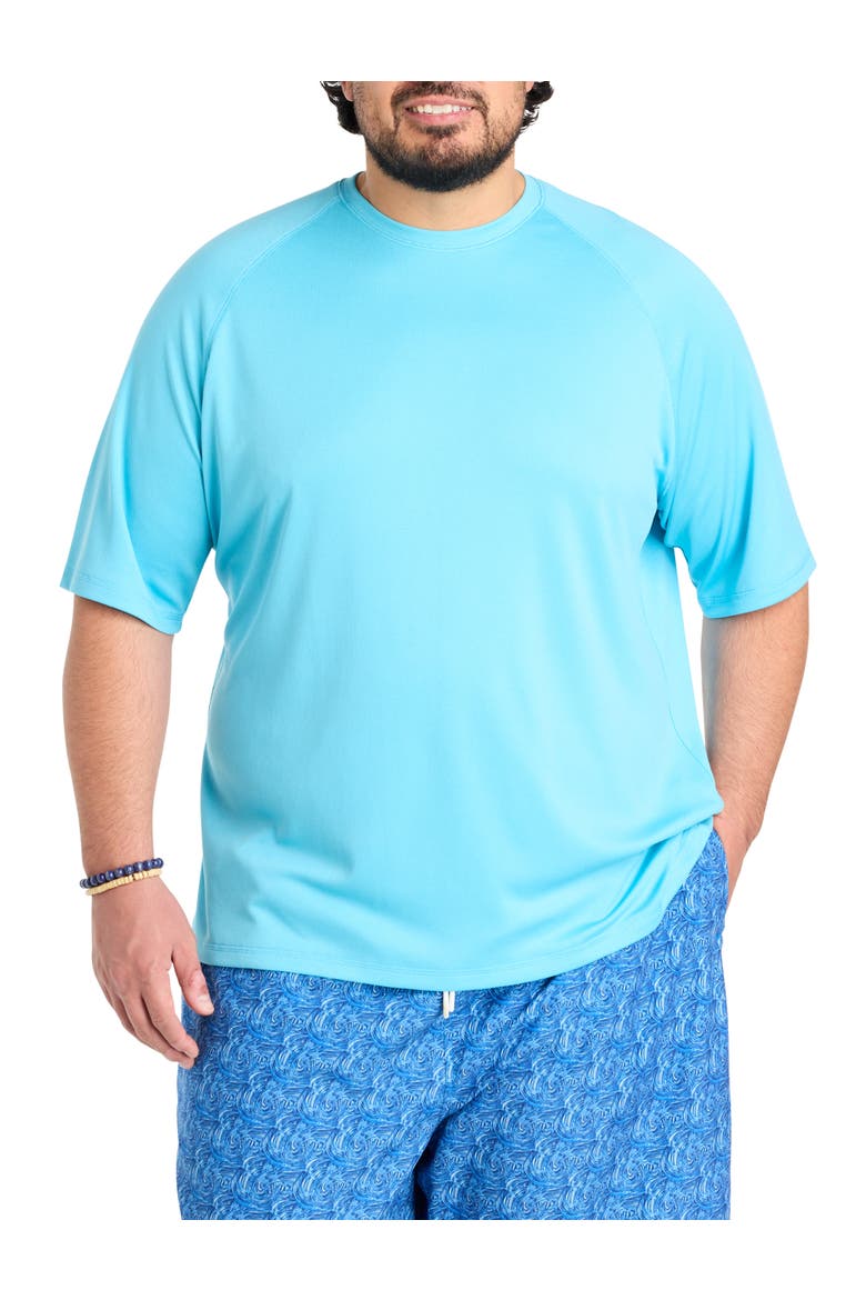 Swim Rash Guard T-shirt, Main, color, BLUE GROTTO