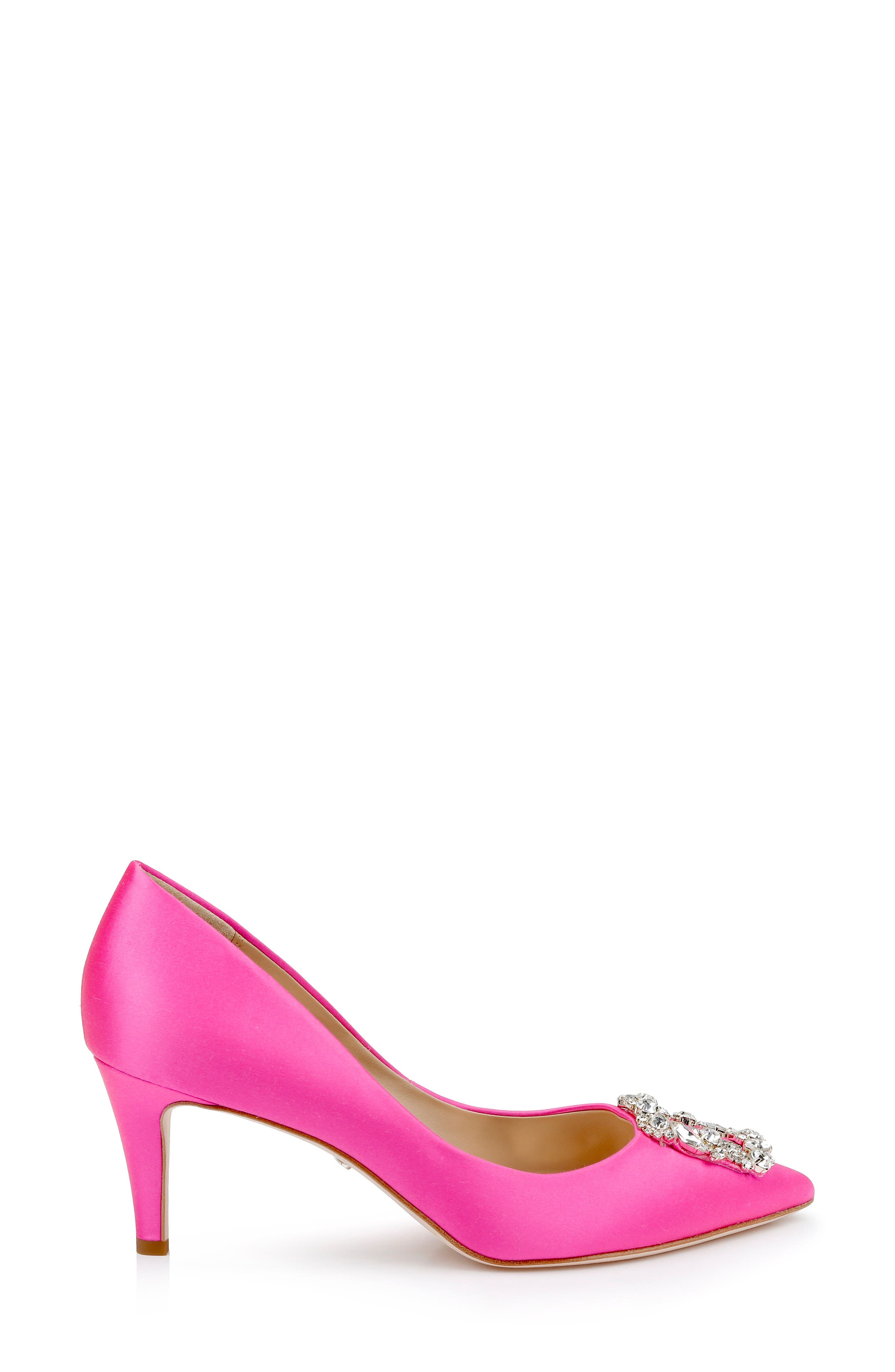 Collection Carrie Crystal Embellished Pump, Alternate, color, HOT PINK