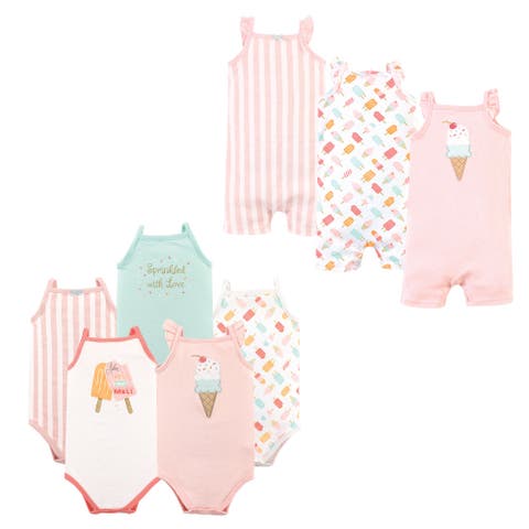 Cotton Essentials 8-Piece Bodysuit 
Romper Collection