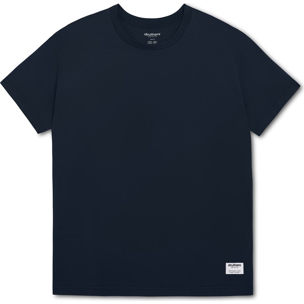 Druthers NYC Heavyweight Organic Cotton T-Shirt in Dress Blue  product