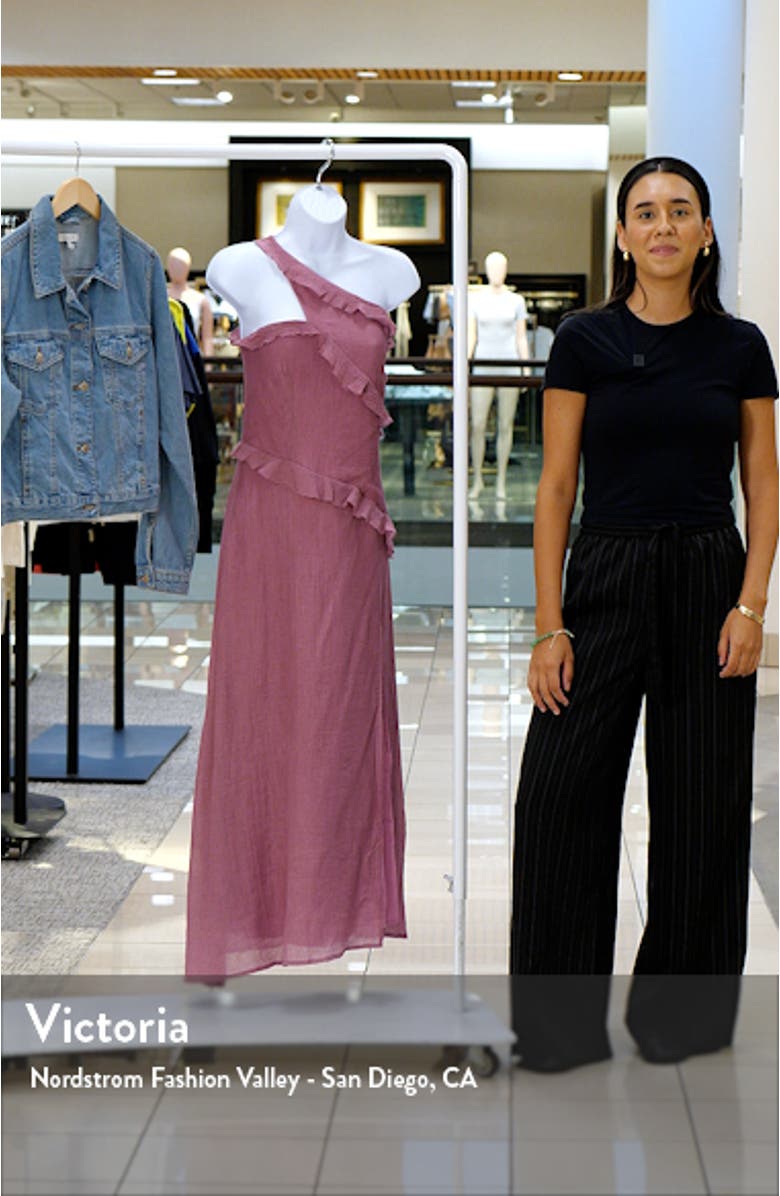 Ainslee One-Shoulder Maxi Dress, sales video thumbnail