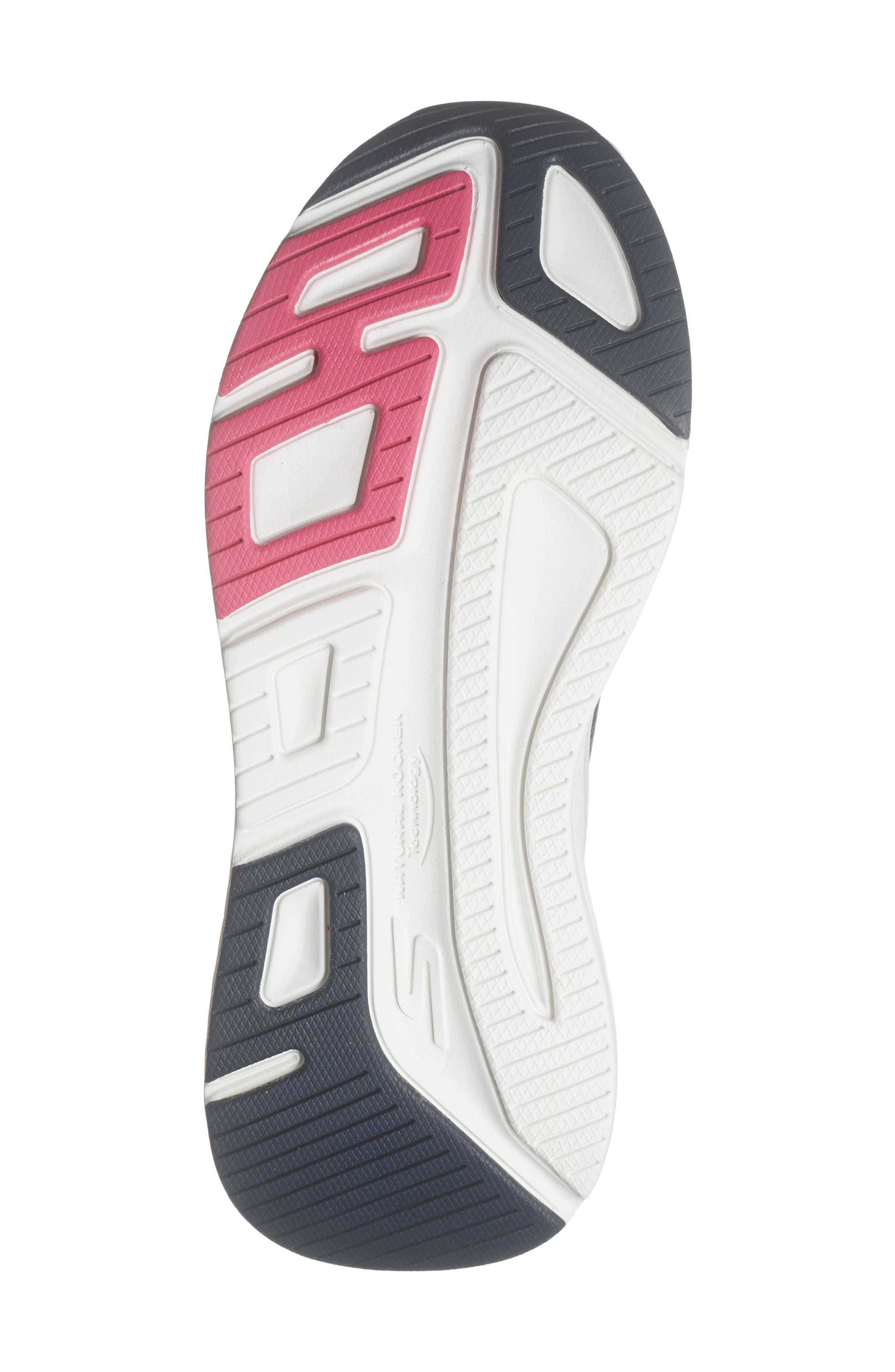 SKECHERS Slip-Ins Mac Cushioning Sneaker, Alternate, color, Navy Pink