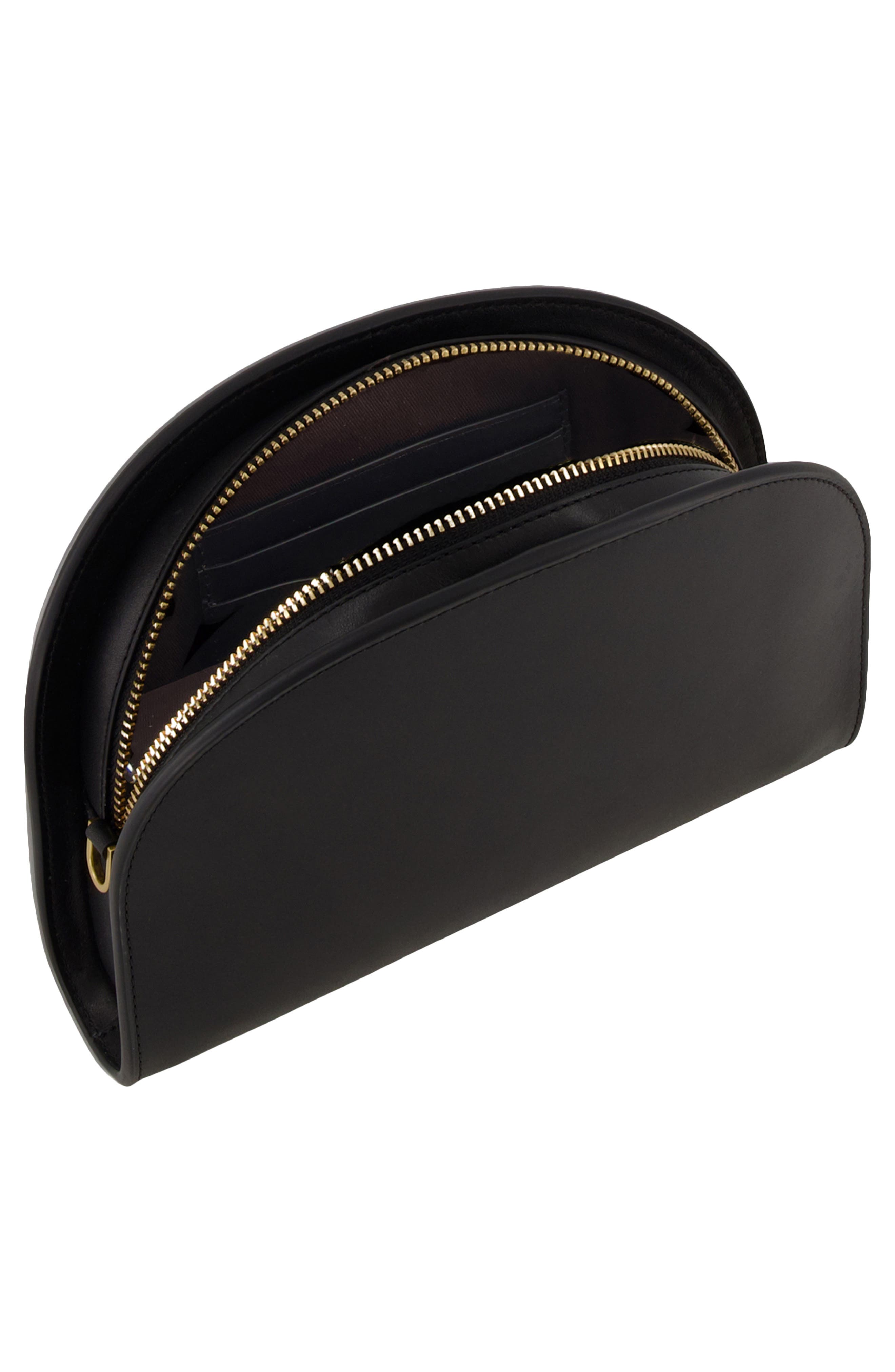 Vince Demma Leather Wallet on a Strap, Alternate, color, Black