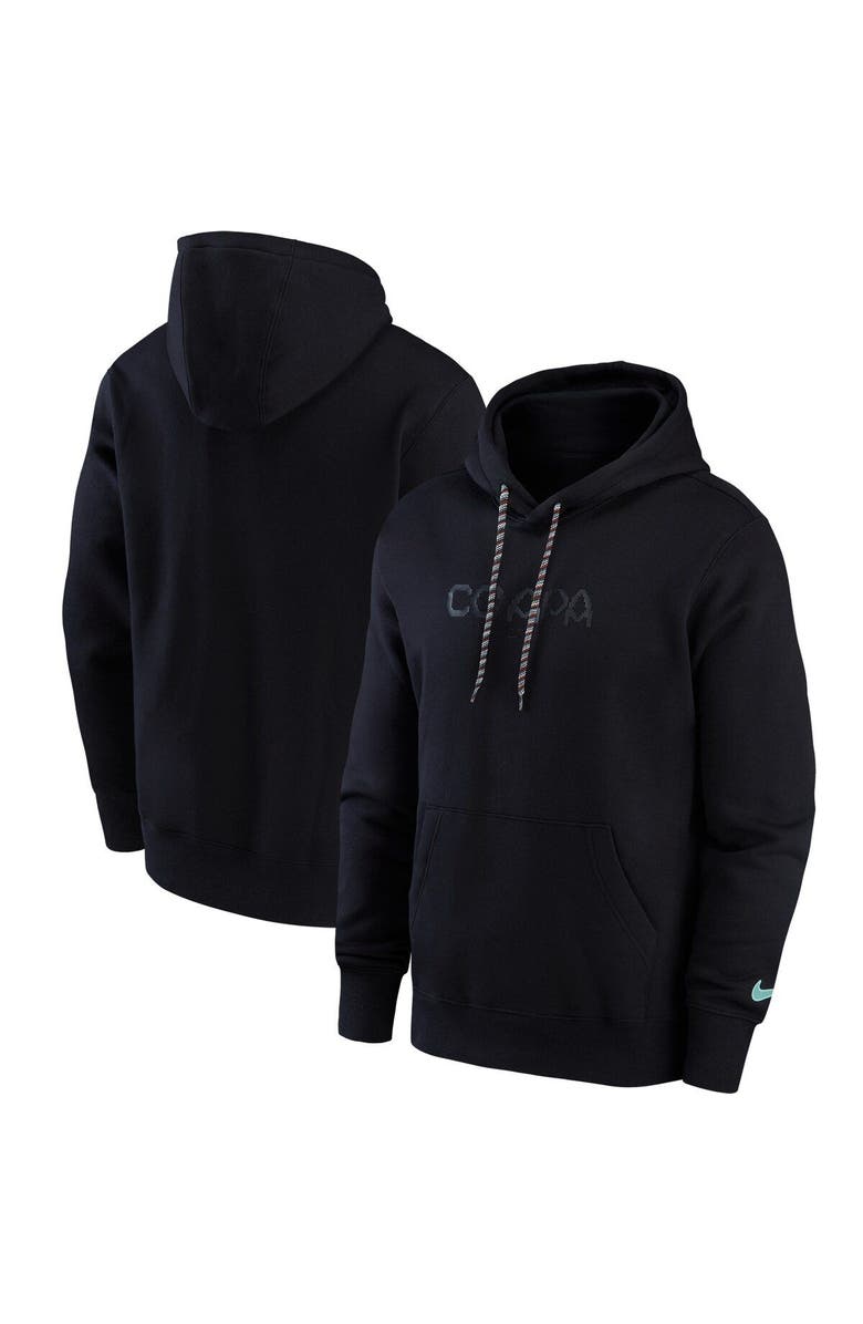 Nike Men's Nike Black Club America Club Pullover Hoodie, Alternate, color,