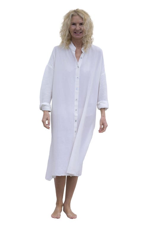 loom.ist Sile Shirt Tunic in White  product