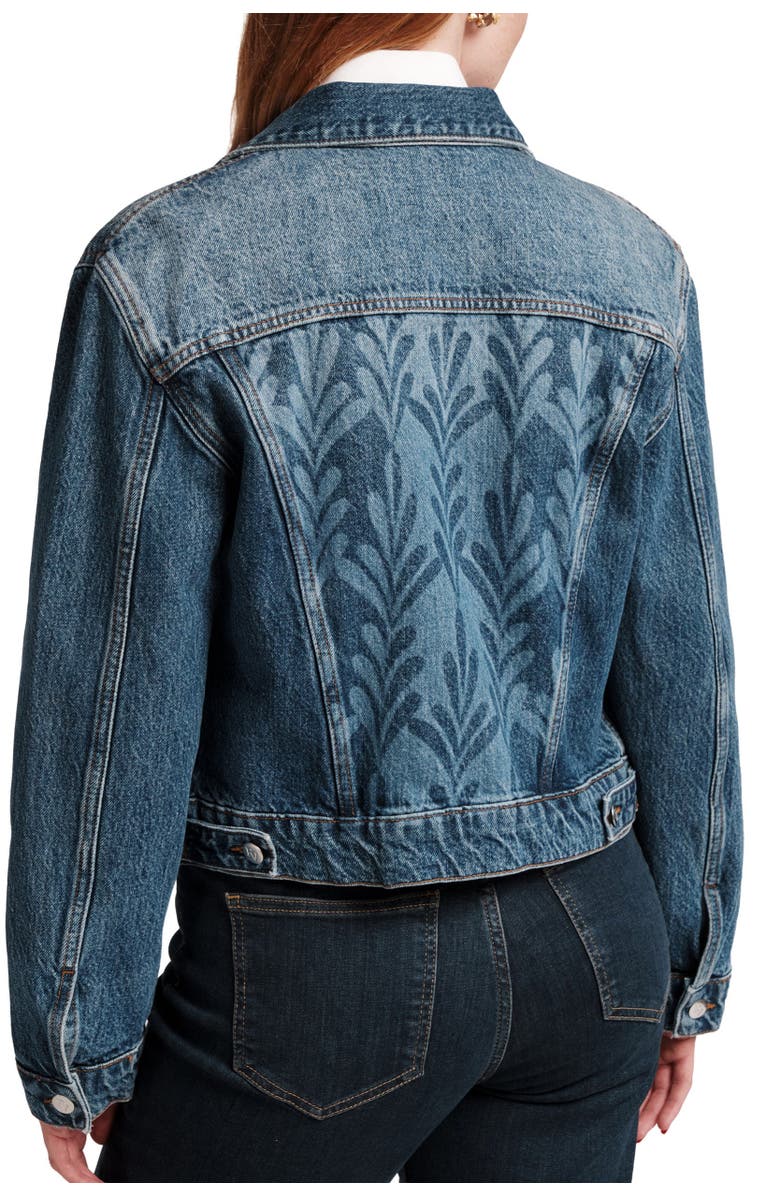 Frances Valentine Taylor Jean Jacket, Alternate, color, Denim