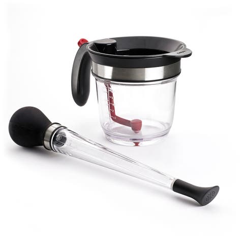 Fat Separator and 3-in-1 Baster Set, Roasting Essentials Set
