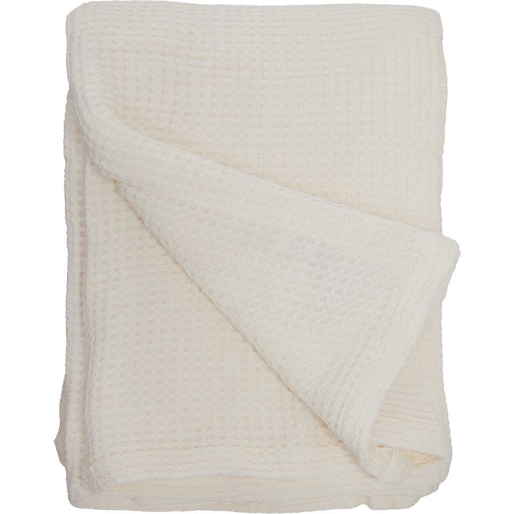 Pom Pom At Home Balboa Blanket In Ivory