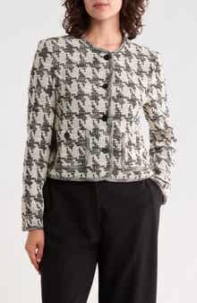 Cropped Patterned Jacket
