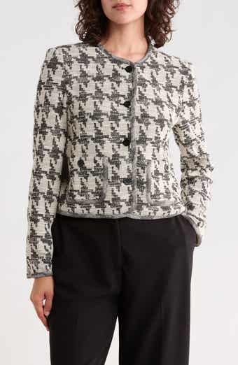Cropped Patterned Jacket
