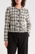 ATELIER LUXE Cropped Patterned Jacket