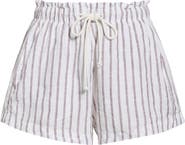 LEFT ON FRIDAY Getaway Linen Cover-Up Shorts