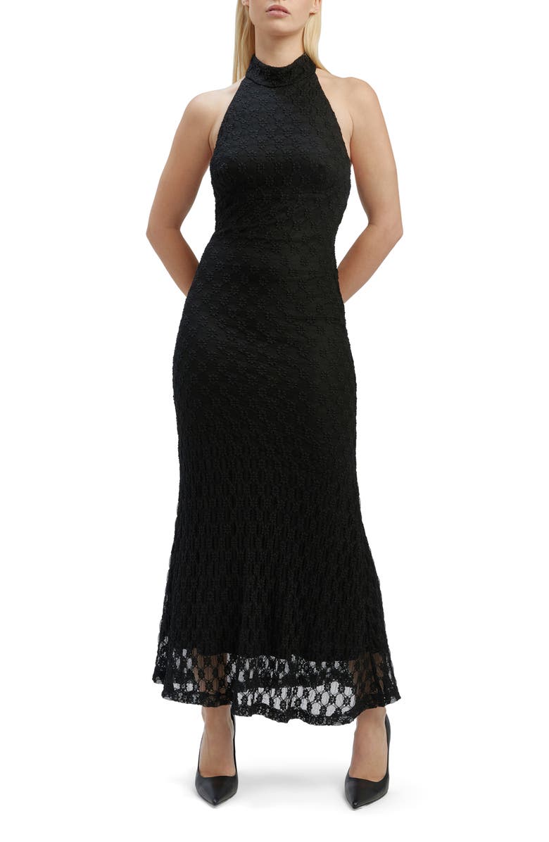 Bardot Ola Stretch Lace Halter Maxi Dress | Nordstromrack Bardot Ola Stretch Lace Halter Maxi Dress | Nordstromrack