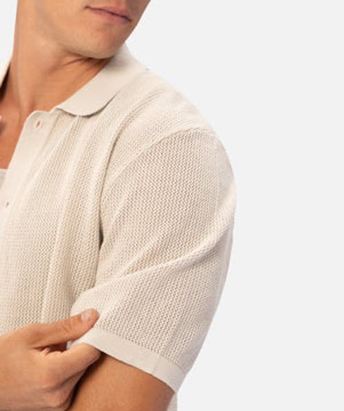 Industrie Australia The Nanterre Short Sleeve Shirt In Stone