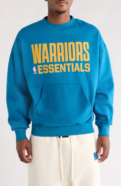 x NBA Warriors Sport Fit Crewneck Sweatshirt