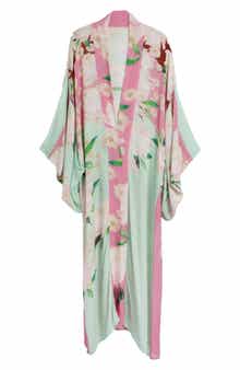 SAACHI Blossom Breeze Floral Print Cover-Up Kaftan