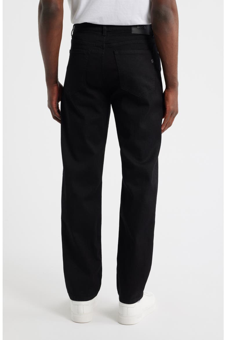 Ogden Straight Leg Jeans, Alternate, color, BLACK
