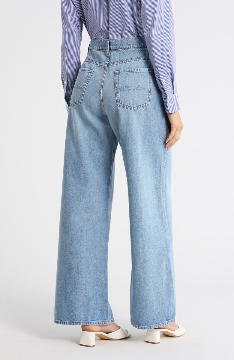 7 For All Mankind Zoey Wide Leg Jeans, Alternate, color, Helen