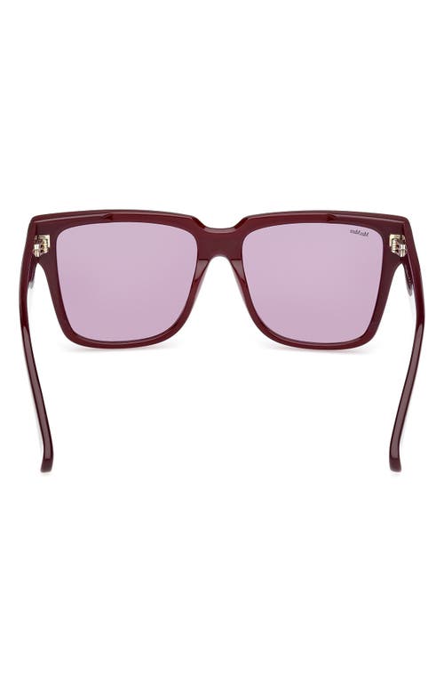 Max Mara Glimpse2 57mm Gradient Polarized Square Sunglasses In Multi