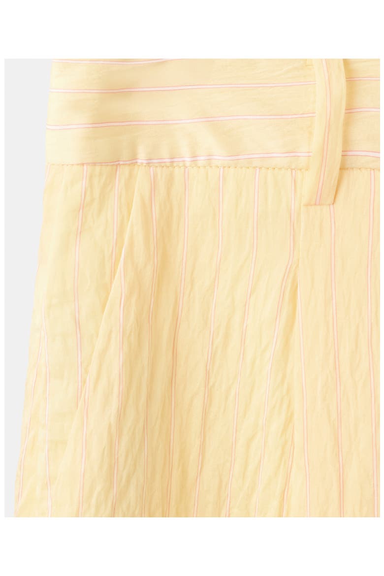 Striped Wide Leg Trousers, Alternate, color, PASTEL YELLOW