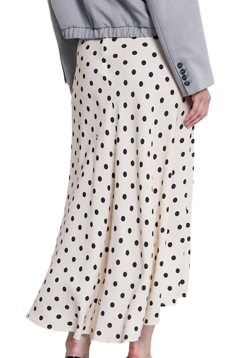 Viscose Long Skirt, Alternate, color, White