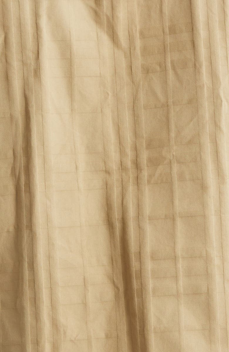 Burberry Oakwell Cotton Jacquard Zip Jacket, Alternate, color, Sandstorm Beige Chk