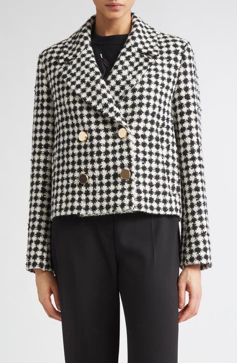 Volante Houndstooth Tweed Jacket