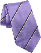 Ralph Lauren Purple Label Super Repp Stripe Silk Tie