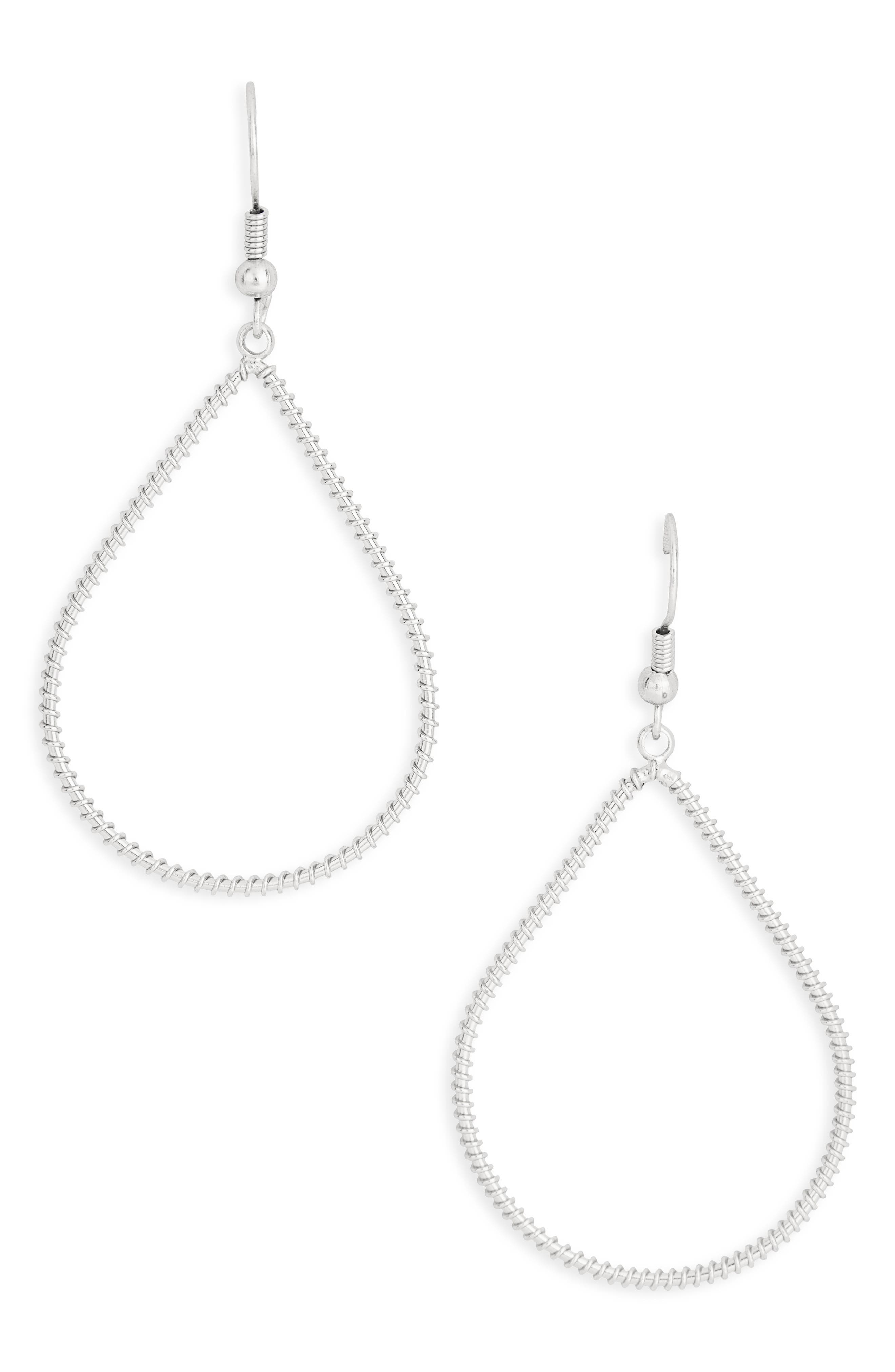Karine Sultan Open Teardrop Earrings