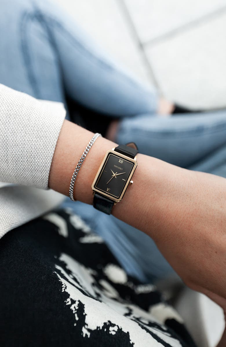 Vincero The Cuban Link Bracelet, Alternate, color, Silver