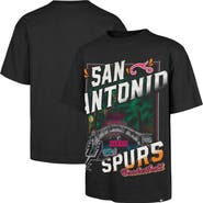 '47 Men's '47  Black San Antonio Spurs Regional Franklin T-Shirt
