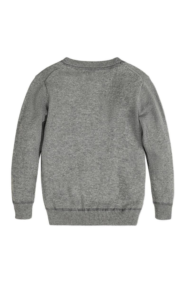 Hope & Henry Boys' Organic Sweater Henley, Kids, Alternate, color, Dark Gray Heather