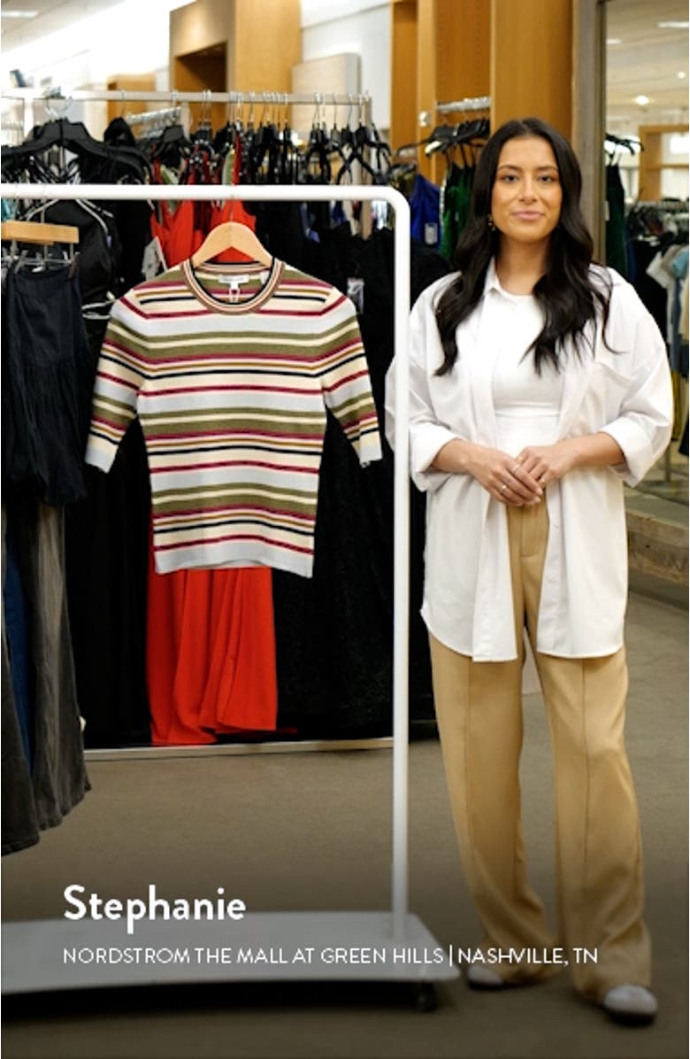 Kavya Stripe Rib Sweater, sales video thumbnail