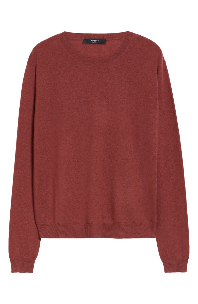 Weekend Max Mara Mochi Wool & Cashmere Crewneck Sweater, Alternate, color, 