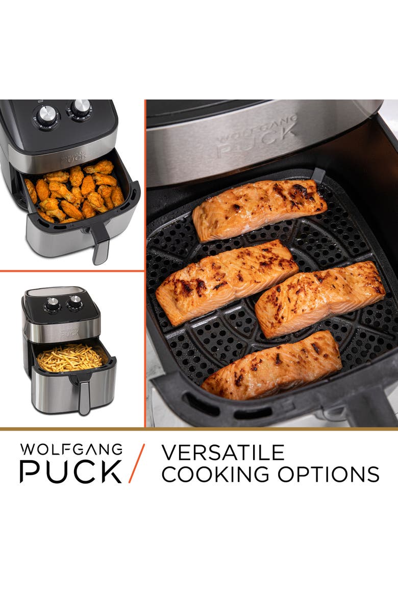 9.7qt Stainless Steel Air Fryer, Alternate, color, Silver