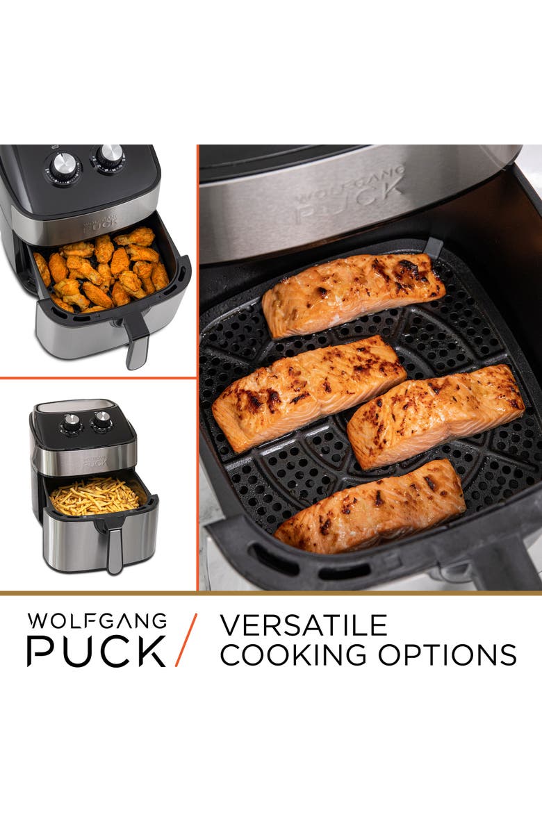 Wolfgang Puck 9.7qt Stainless Steel Air Fryer, Alternate, color, Silver