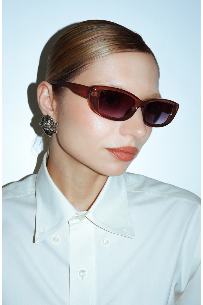 Odele Sunglasses, Alternate, color, Mocca