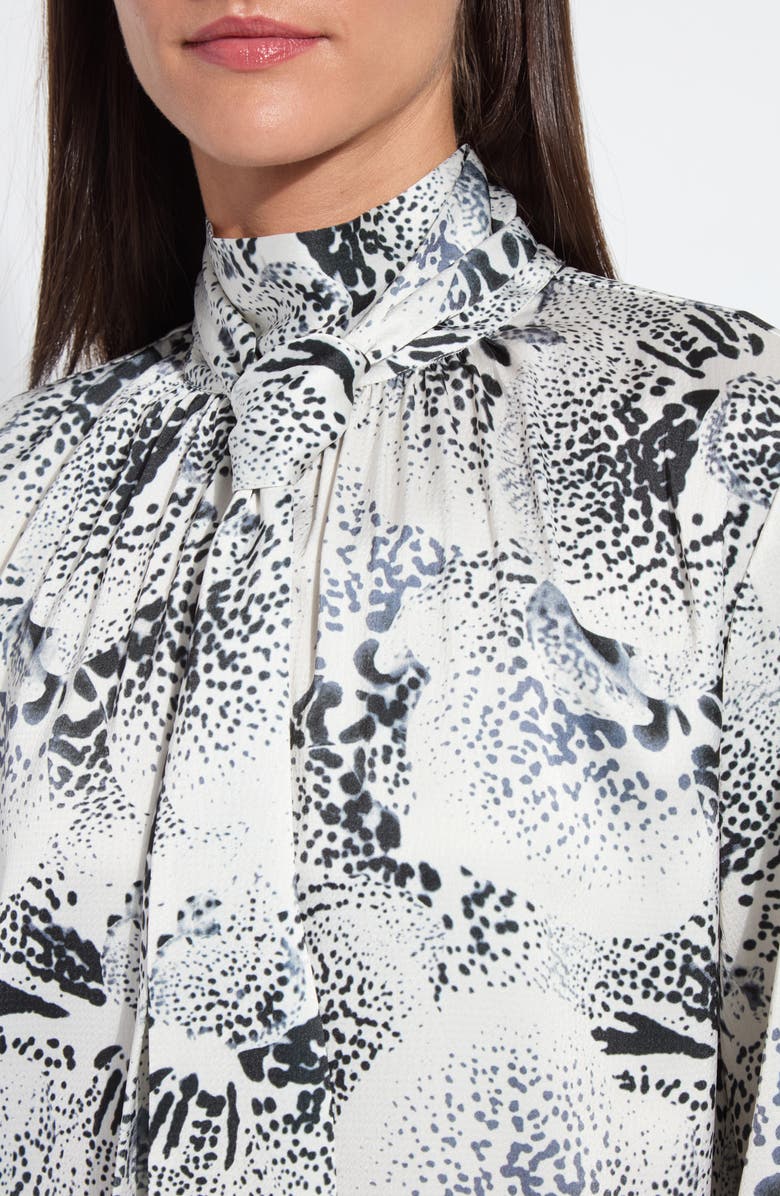 Lysse Onyx Embellished Mock Neck Top, Alternate, color, Winter Orchid