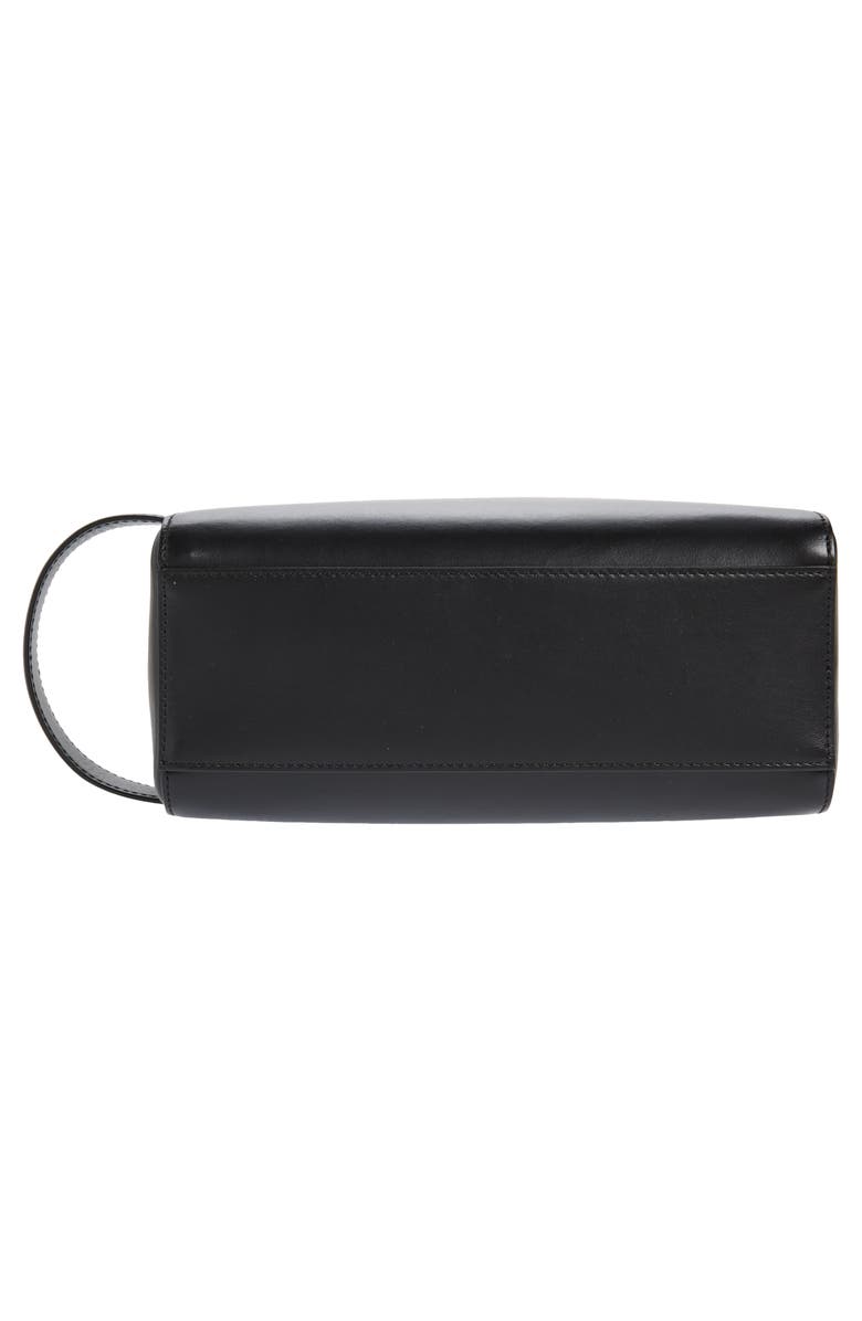 Off-White Quote Bookish Leather Pouch, Alternate, color, 