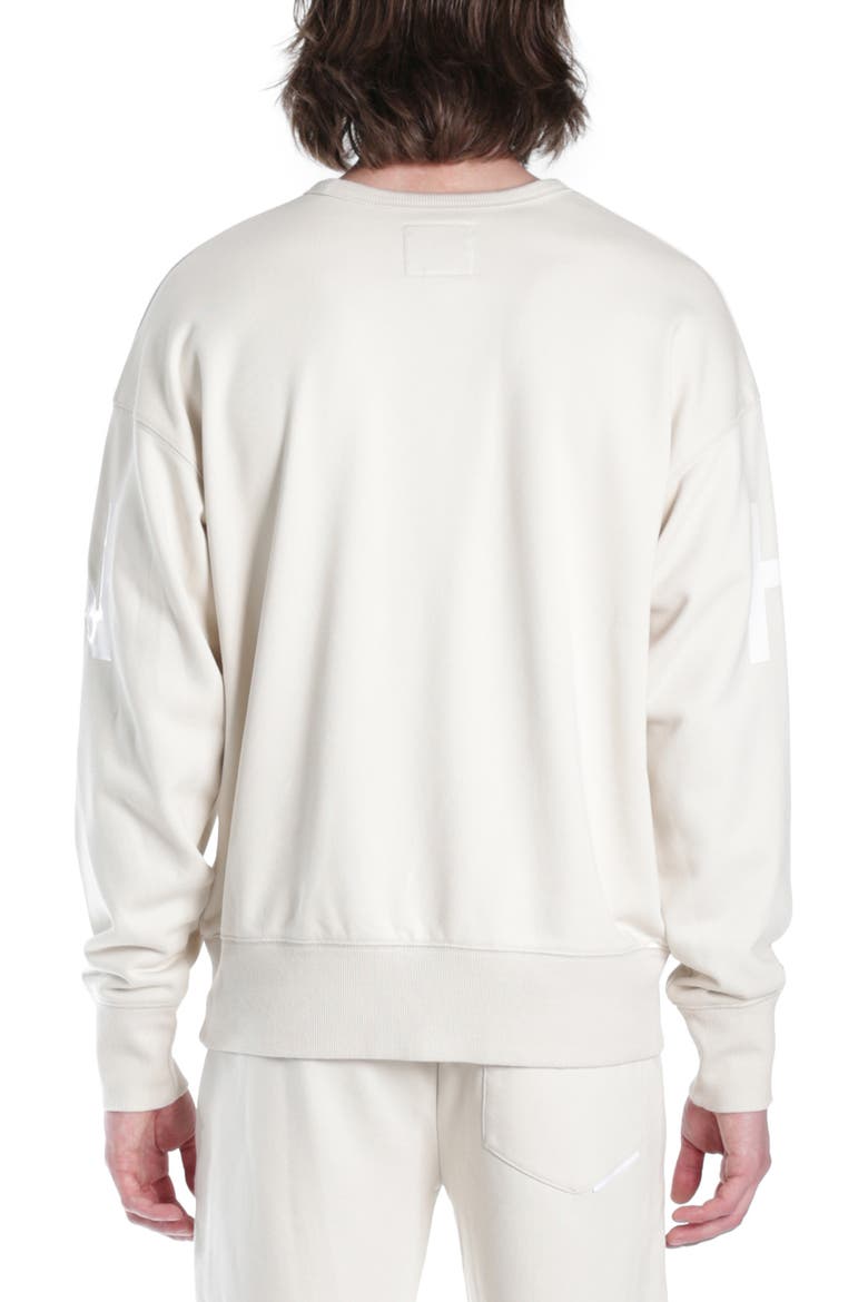 Logo Crewneck Sweatshirt, Alternate, color, CREAM