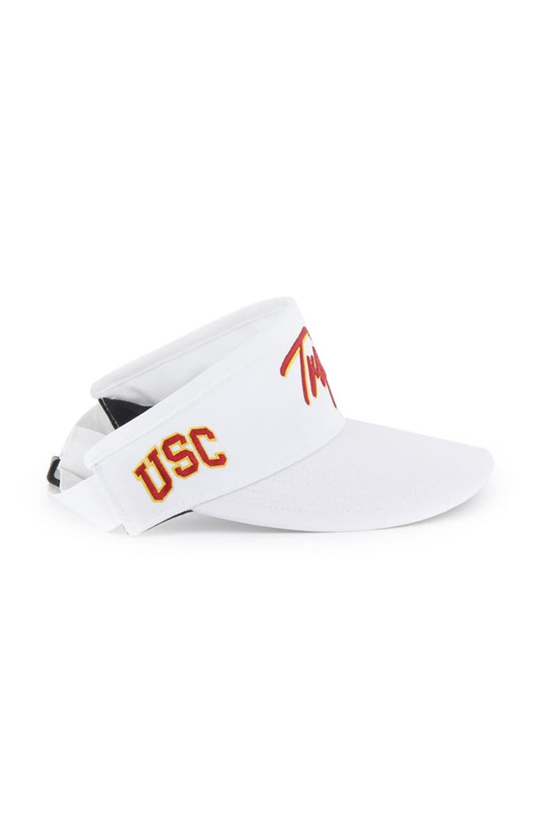 '47 Men's '47 White USC Trojans Melbourne brrr° Adjustable Visor, Alternate, color, White