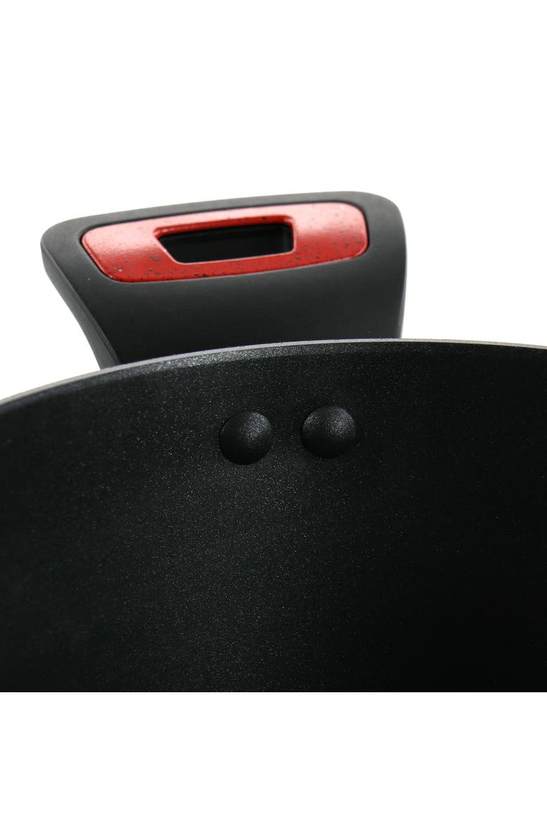 OSTER Claybon 4.3 Quart Dutch Oven With Lid, Alternate, color, Red