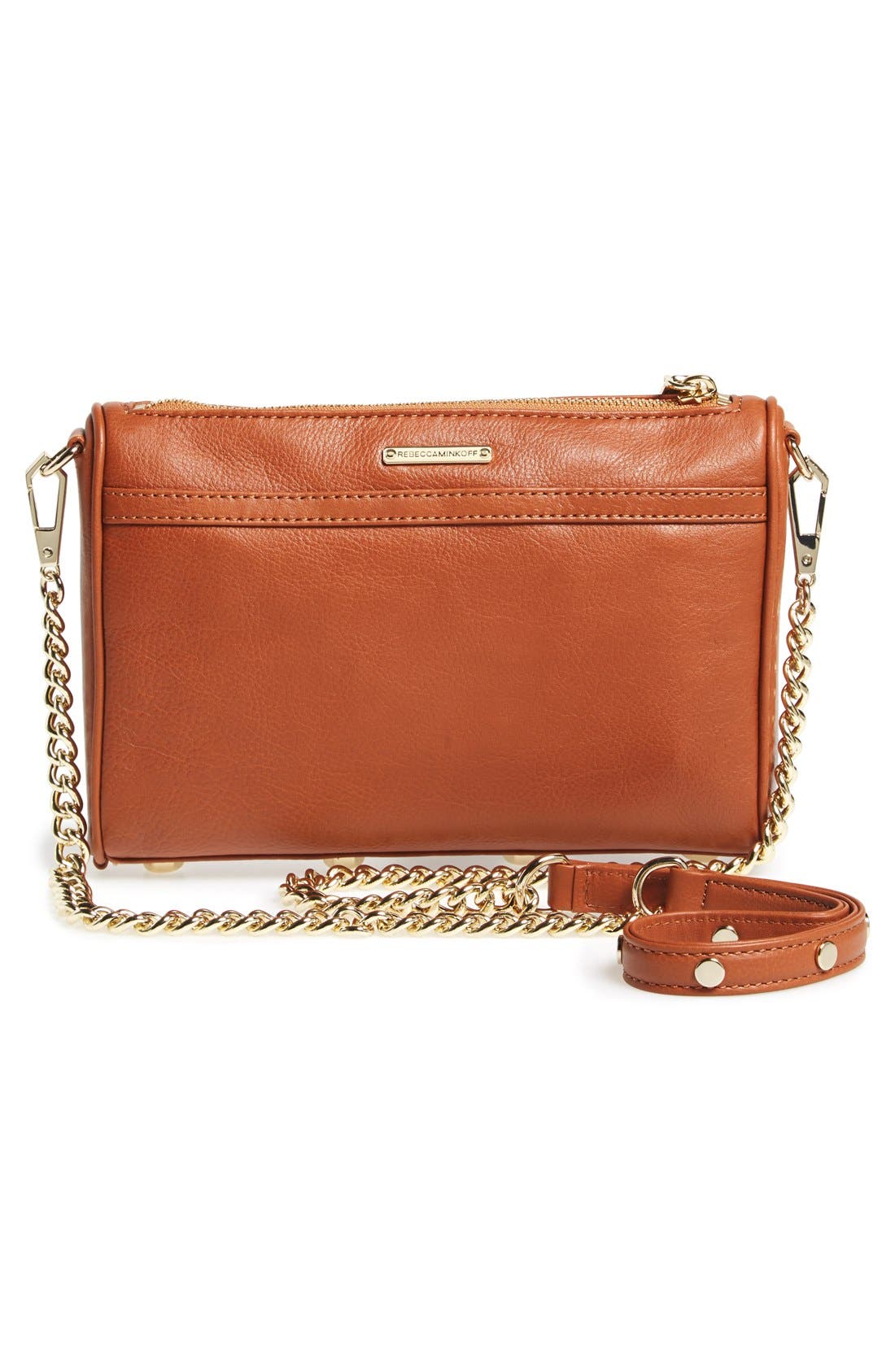 'Mini MAC' Crossbody Bag, Alternate, color, ALMOND