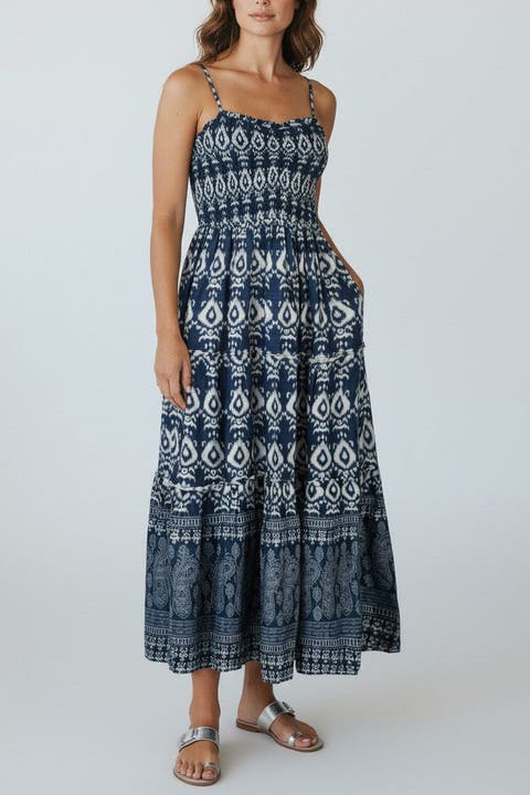 Cecilia Smocked Tiered Maxi Dress