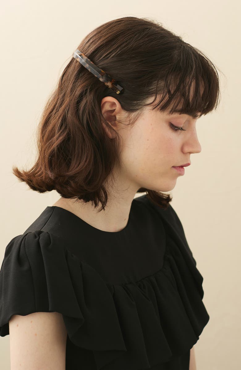 Alexandre de Paris Tortoiseshell Pattern Barrette, Alternate, color,