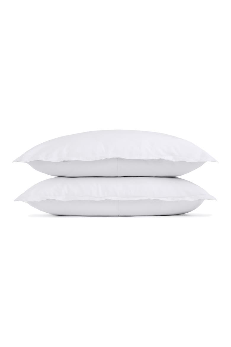 Set of 2 Sateen Shams, Main, color, WHITE