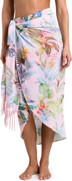 L'AGENCE Palm Colorful Cover-Up Pareo