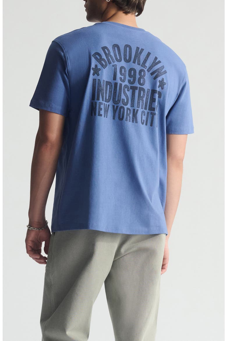 Relaxed Vintage Graphic T-Shirt, Alternate, color, BIJOU BLUE