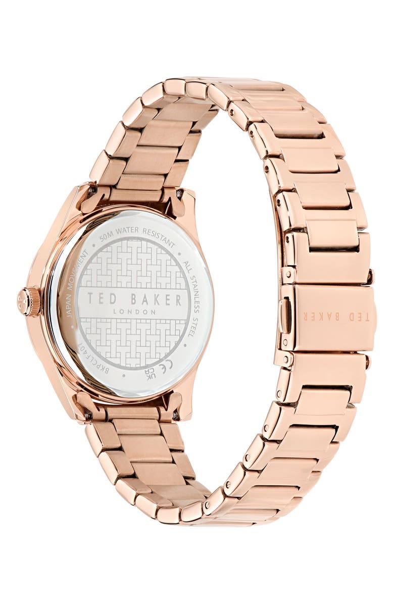 Ted Baker Coolly Bracelet Watch, 34mm, Alternate, color, Rose Gold-Tone